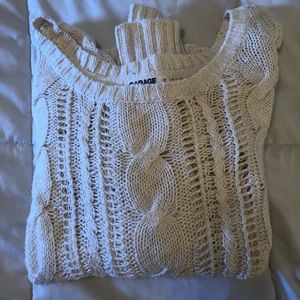 Cream Irish Knit Sweater